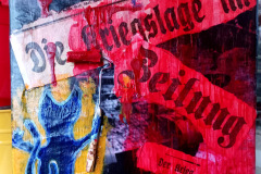 NOMoreWar 17.12.2025 20 x 20 cm Acryl Collage auf Leinwand