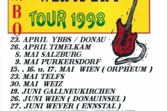 Wea is ea Tour 1998 - Bluesanne