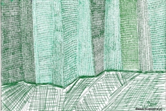 GreenPlattenbau	05.10.2016	29,4 x 21 cm 	Fineliner auf Papier