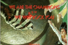 Queen We are the Champions Single 1977