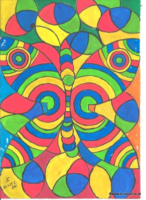 Butterfly	24. - 25.02.1999	29,7 x 21 cm	A 4	Wasserfarbe auf Papier
