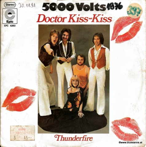 5000 Volts Doctor Kiss Kiss 1976 Single