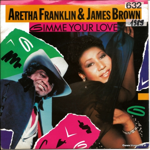 Aretha Franklin & James Brown ‎– Gimme Your Love 1989 Single