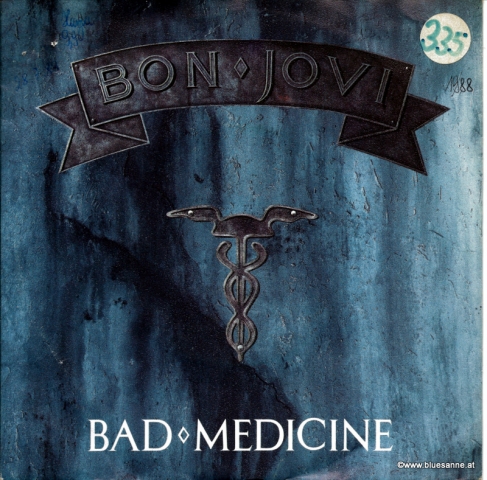 Bon Jovi Bad Medicine 1988 Single