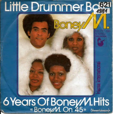 Boney M. ‎– Little Drummer Boy 1981 Single