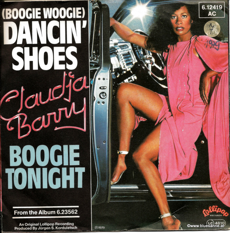 Claudja Barry Boogie Woogie Dancin shoes 1979 Single