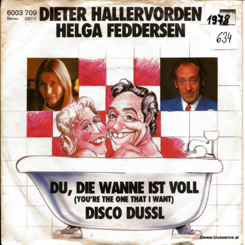Dieter Hallervorden / Helga Feddersen ‎– Du, die Wanne ist voll 1978