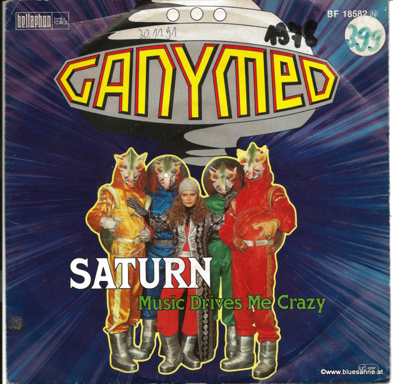 Ganymed- Saturn / Music drives me crazy 1978 Single