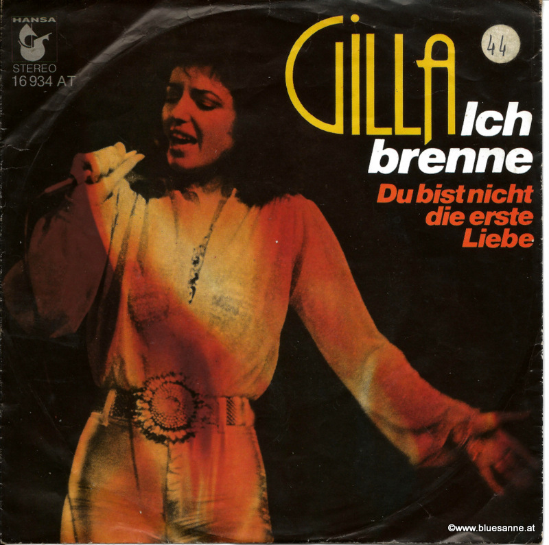 Gilla Ich brenne 1976 Single