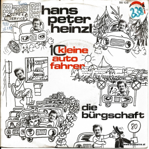 Hans Peter Heinzl 10 kleine Autofahrer Single