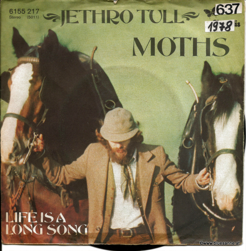 Jethro Tull ‎– Moths 1978 Single