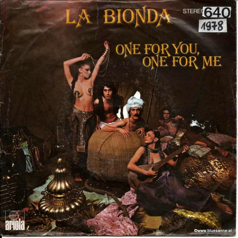 La Bionda ‎– One For You, One For Me 1978