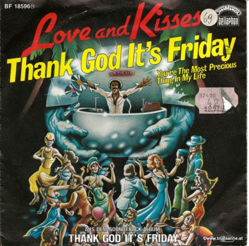 Love And Kisses ‎– Thank God Its Friday 1978 Single