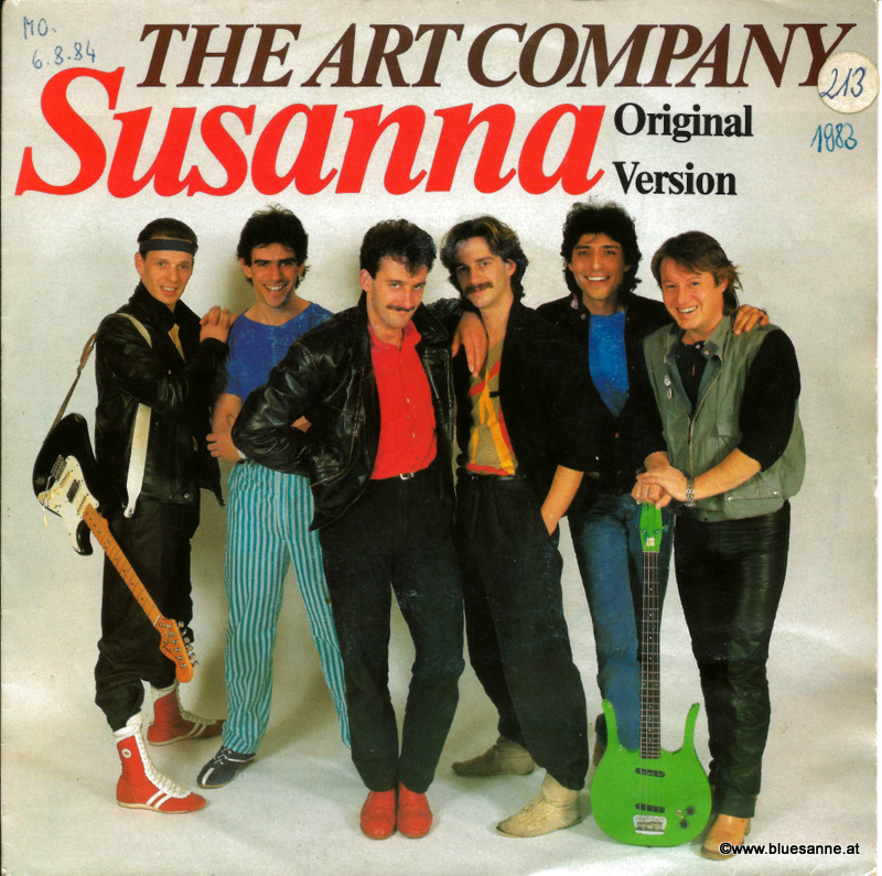 The Art Company Susanna 1983 Single