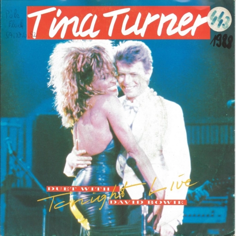 Tina Turner + David Bowie Tonight 1988 Single