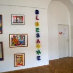 Bluesanne Wand Ausstellung GB