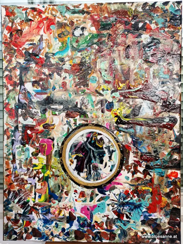 BildImBild 09.02.-10.02.2025 40 x 30 cm Acryl + Lack auf Leinwand