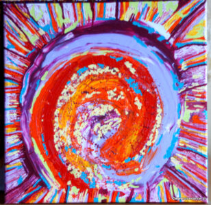 Candy 08.02.2015 40 x 40 cm Acryl auf Leinwand