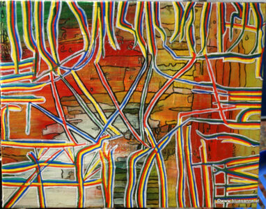 ColordWall 24.07.2015-28.05.2018 50 x 40 cm Acryl auf Leinwand