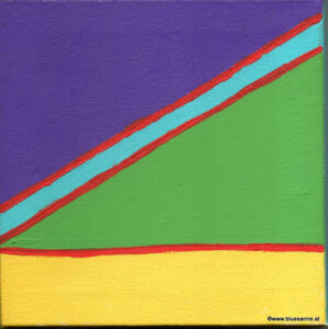 Corner 25.05.2012 15 x 15 cm Acryl auf Leinwand