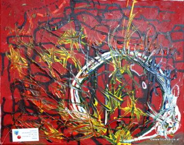 Daysy 11.05. - 27.08.2011 50 x 40 cm Acryl + Gouache auf Leinwand