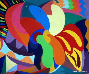 Flowerpower 20.03.2007 60 x 50 cm Acryl + Gouache auf Leinwand