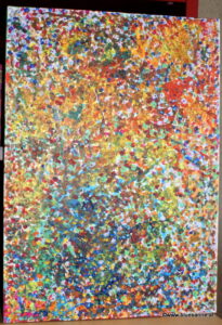 JaPoints 12.01.2016 70 x 50 cm Acryl auf Leinwand