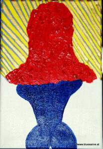 LadyVase 27.06.2012 30 x 20 cm Acryl auf Leinwand