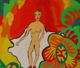 Lady in naked 12.01. - 16.01.2003 31 x 31 cm Acryl auf Karton