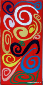 Marks 00.00.2007 40 x 20 cm Acryl auf Leinwand