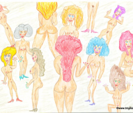NakedSports 26.12.2001 29,7 x 21 cm Buntstift auf Papier Naked Sports