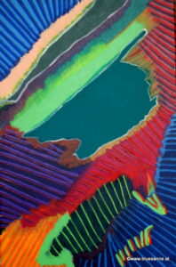 Nature 30.12.2009 60 x 40 cm Acryl + Gouache auf Leinwand