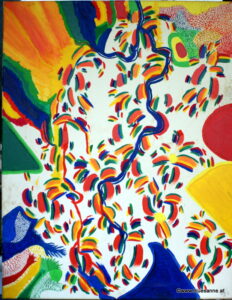 NotReady 00.11.2006 90 x 70 cm Acryl auf Leinwand