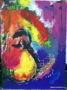 Pony 26.04.2012 70 x 50 cm Acryl auf Leinwand