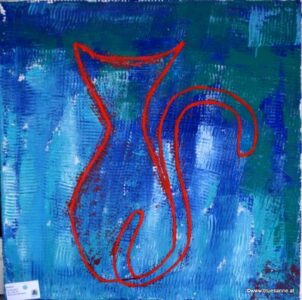 RedCat 05.09.2011 60 x 60 cm Acryl auf Leinwand