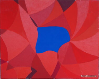 Rose 00.00.2007 50 x 40 cm Acryl + Gouache auf Leinwand