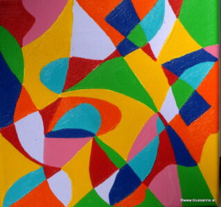 SayIt 18.07.2013 20 x 20 cm Acryl + Gouache auf Leinwand