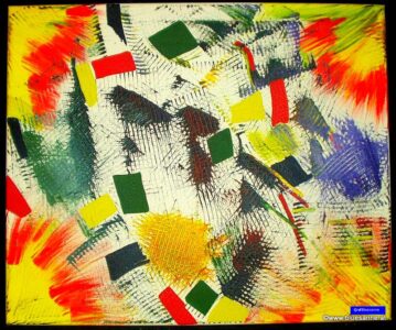 Scratch 24.04.2007 60 x 50 cm Acryl auf Leinwand
