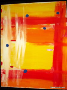 SunnyAfternoon 06.02.2007 80 x 60 cm Acryl + Pastellkreide auf Leinwand
