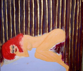 Séparée-Naked 08.01. - 20.01.2015 40 x 40 cm Acryl auf Leinwand