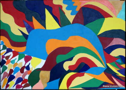 Tears 00.00.2007 70 x 50 cm Acryl auf Leinwand