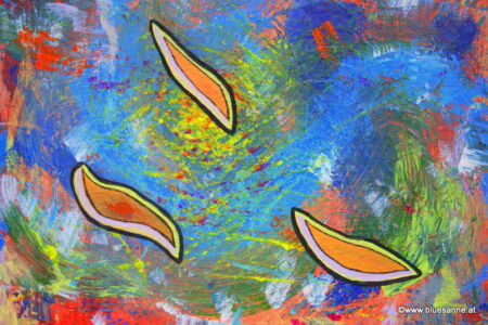 ThreeLittle 13.08.2013 40 x 30 cm Acryl auf Leinwand