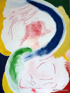 Whirl 15.08.2008 80 x 70 cm Acryl auf Leinwand