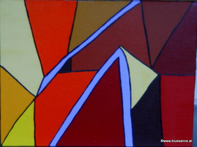 Dach 25.05.2013 - 08.08.2015 40 x 30 cm Acryl auf Leinwand
