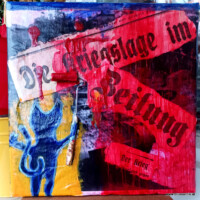 NOMoreWar 17.12.2025 20 x 20 cm Acryl Collage auf Leinwand
