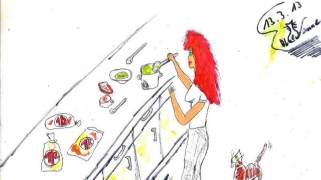 günstiges zum Kaffee, Supperl gekocht130313