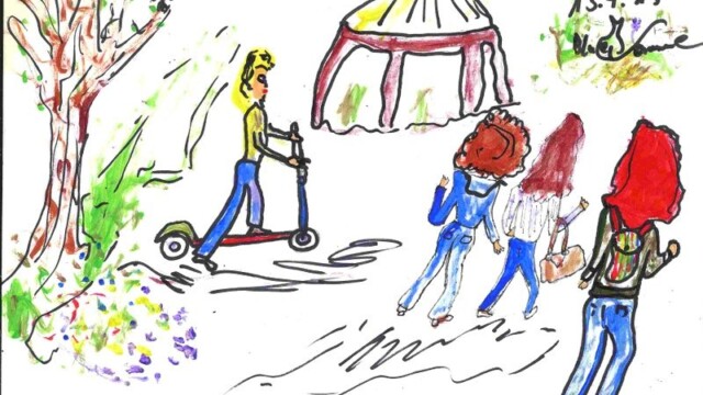 Frühlingsspaziergang mit meiner Adoptivfamilie130413