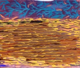 Acker 01.02.2003 42 x 29,5 cm Gouache auf Papier