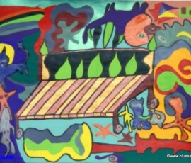 BankOfLife 02.04.2012 42 x 29,5 cm Acryl + Plaka auf Papier