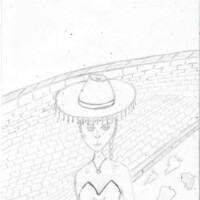 Landlerin 02.11.2002 29.7 x 21 cm Bleistift auf Papier